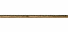 3/8" Beaded Cord With Lip - Sarata - Topaz