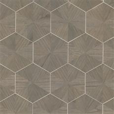 HO2102GV - Grasscloth And Natural Resource Hexagram Wood Veneer