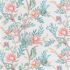 Coral Bloom - Lillian August - Aqua Peach