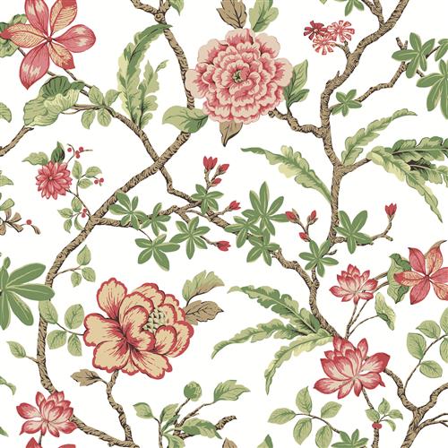 MX9651 - Ronald Redding Astoria Wallpaper Courtyard Botanical
