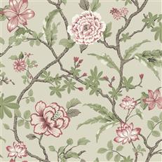 MX9653 - Ronald Redding Astoria Wallpaper Courtyard Botanical