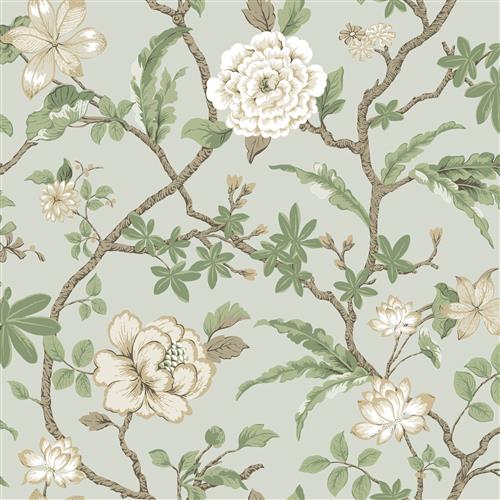 MX9654 - Ronald Redding Astoria Wallpaper Courtyard Botanical