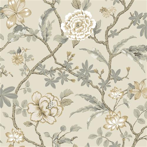 MX9655 - Ronald Redding Astoria Wallpaper Courtyard Botanical