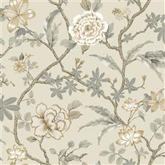 MX9655 - Ronald Redding Astoria Wallpaper Courtyard Botanical