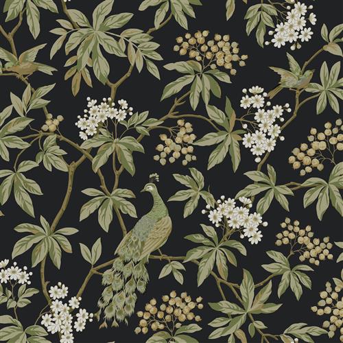 MX9662 - Ronald Redding Astoria Wallpaper Peacock Estate