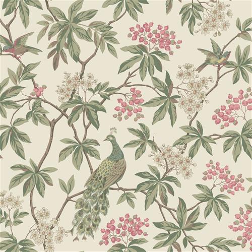 MX9665 - Ronald Redding Astoria Wallpaper Peacock Estate