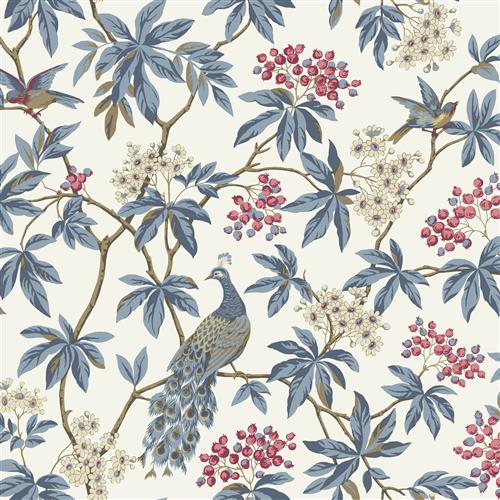 MX9666 - Ronald Redding Astoria Wallpaper Peacock Estate